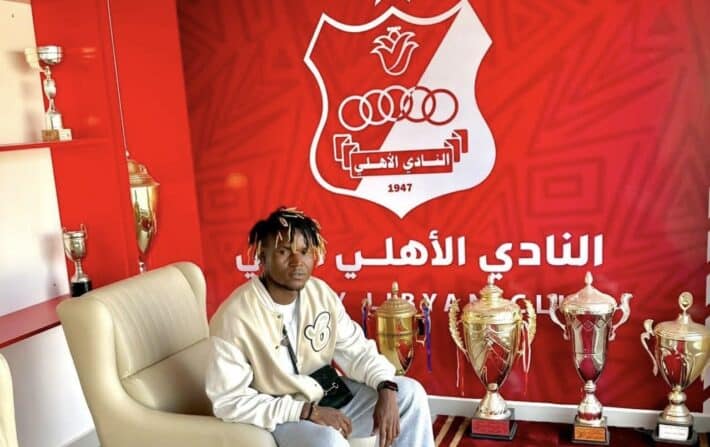 img 4321 710x447 AfricaSoccercom img 4321 710x447 Congolese defender Nathan Idumba joins Libyan side Al Ahly Benghazi AfricaSoccercom