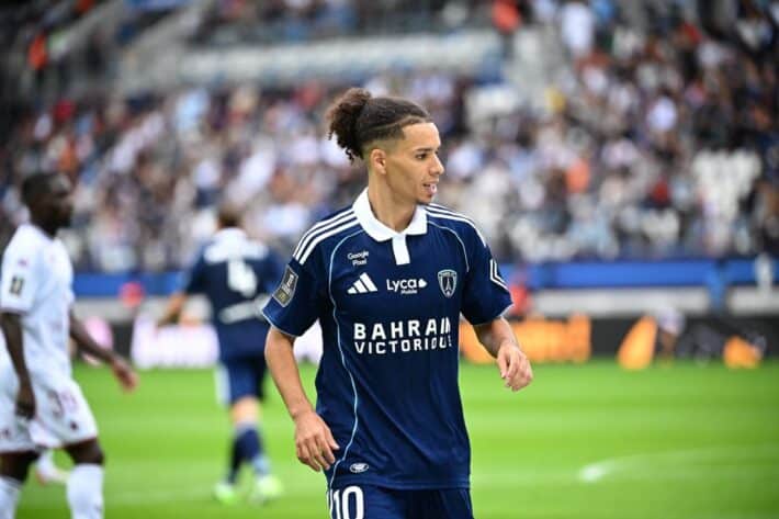  kebbal 710x473 1   Algerian winger Ilan Kebbal draws Premier League interest as Paris FC consider January exit   AfricaSoccercom