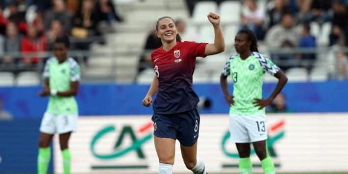  nigeria femmes 710x355   2019 Womens World Cup Nigeria suffers heavy defeat against Norway   AfricaSoccercom