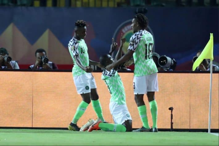  nigeria tunisie 1 710x473   2019 AFCON Nigeria beats Tunisia and takes third place   AfricaSoccercom
