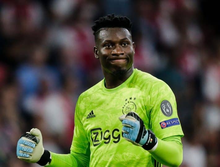  onana 710x538   Ajax André Onana to Tottenham in January   AfricaSoccercom