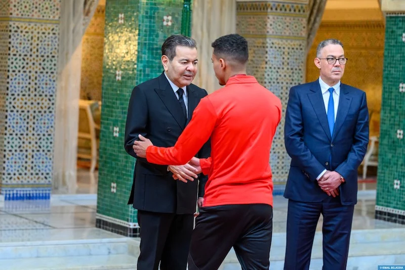 prince My Rachid equipe national   King Mohammed VI meets Morocco players after AFCON 2025 final defeat to Senegal   AfricaSoccercom