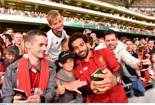  salah sup   Liverpool Thanks to Salah Islamophobic acts and remarks have decreased   AfricaSoccercom