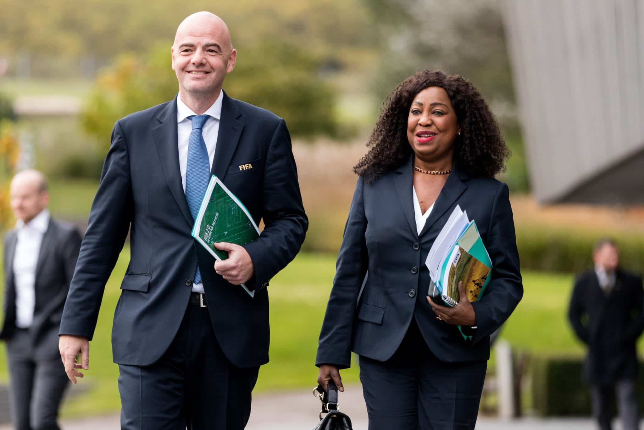  samouragianni   Gianni Infantino  Fatma Samoura the duo who put FIFA back on track   AfricaSoccercom