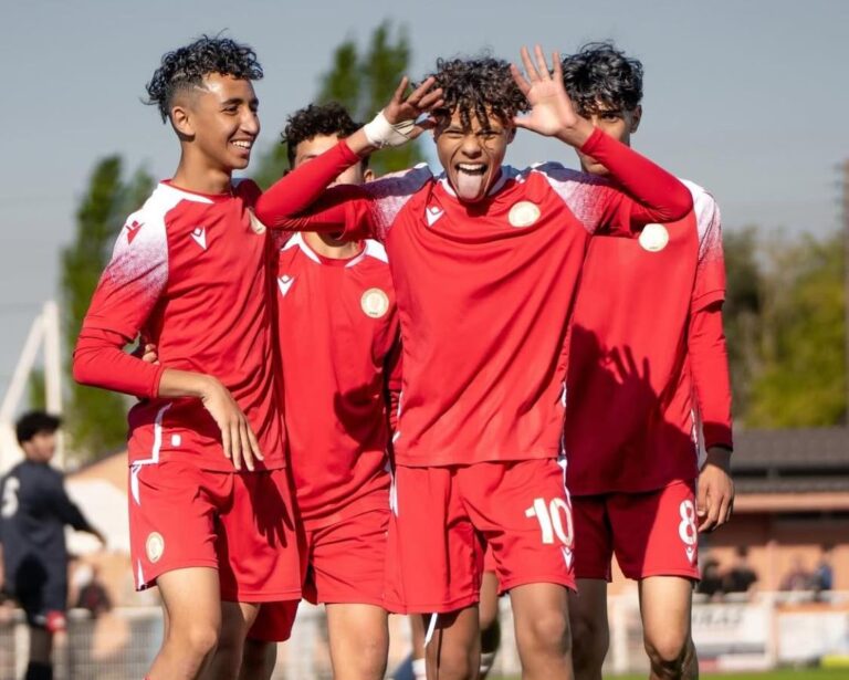 vis 0413202500274117 768x615 AfricaSoccercom vis 0413202500274117 768x615 Mohammed VI Academy exit Al Kass Cup after spirited defeat by Barcelona AfricaSoccercom