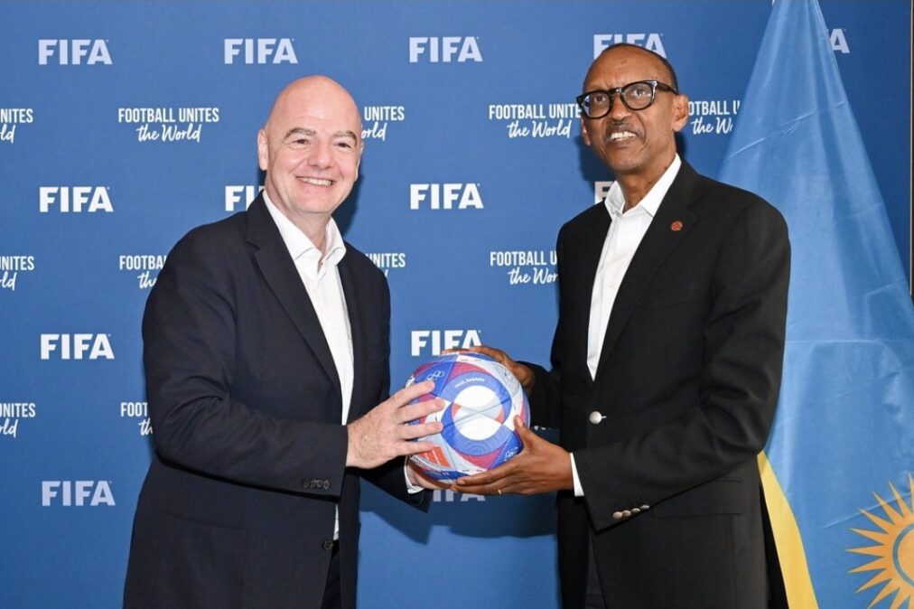 H.E. Paul Kagame hails Gianni Infantino as he marks 10 years at FIFA helm