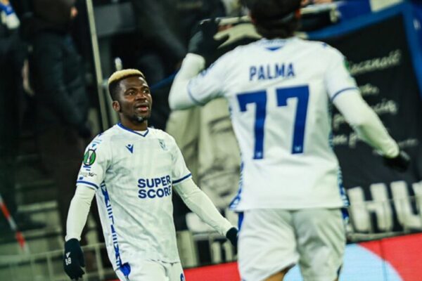 Nigerian winger Taofeek Ismaheel strikes as Lech Poznan dominate first leg