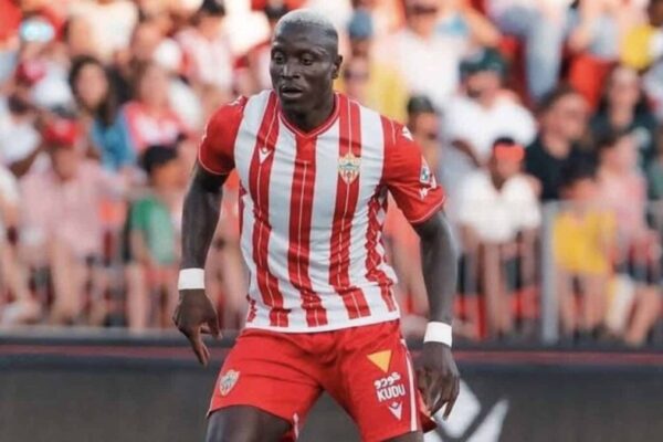 Senegal midfielder Dion Lopy returns for Almería after seven-week injury absence
