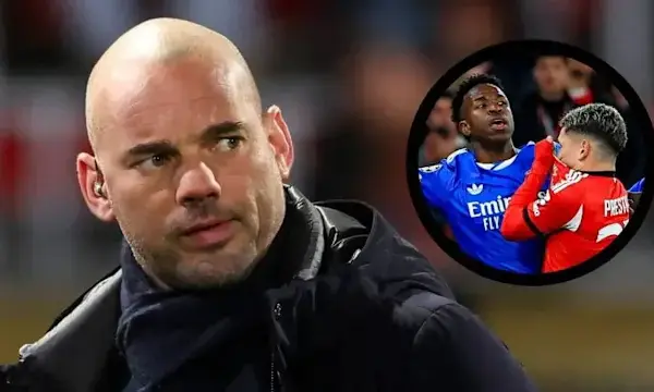 Wesley Sneijder receives over 4,000 death threats after defending Vinicius Junior