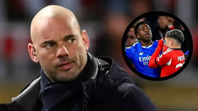 Wesley Sneijder receives over 4,000 death threats after defending Vinicius Junior