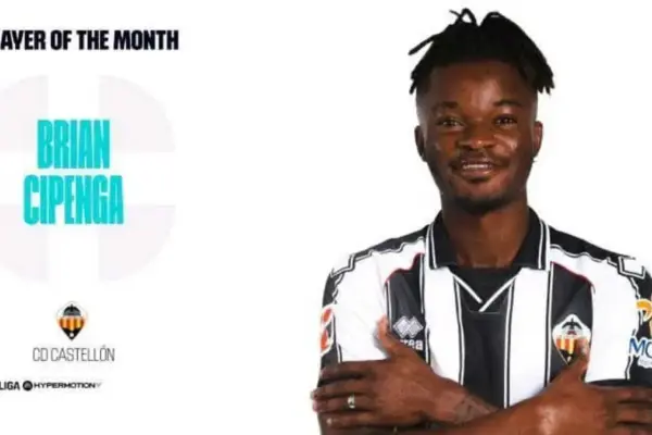 Brian Cipenga’s form earns monthly honour in Spain’s second tier