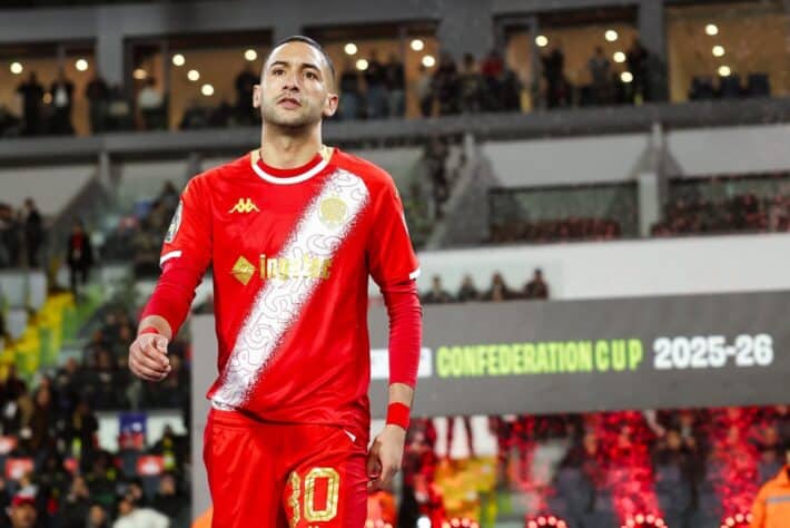  20260204 150924 710x474   Wydad boosted by Hakim Ziyechs return ahead of Nairobi United match   AfricaSoccercom
