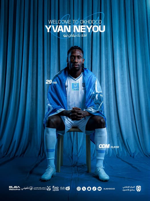  624570252 1214730250767158 1893466795814233102 n   Cameroonian midfielder Yvan Neyou moves to Saudi Arabia   AfricaSoccercom