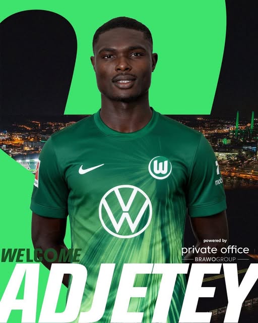  626378836 1504453391687955 1171463304895525551 n   Ghana defender Jonas Adjetey joins Bundesliga side VfL Wolfsburg until 2030   AfricaSoccercom