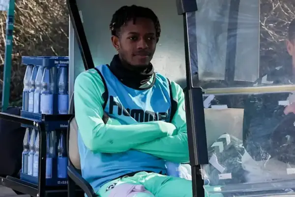 Belgian-Congolese forward Samuel Mbangula suffers injury in Werder Bremen training