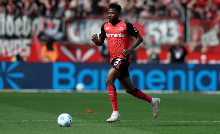 Edmond Tapsoba shines as Leverkusen reach Champions League last 16