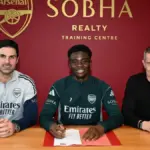 English-Nigerian attacker Bukayo Saka extends Arsenal stay