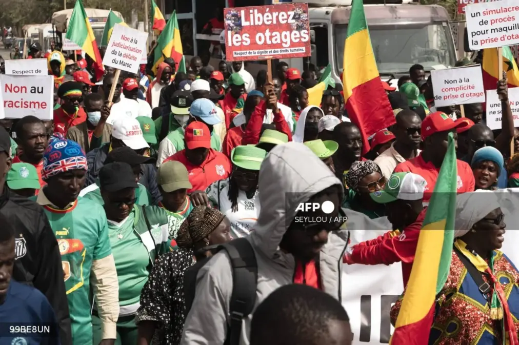 AFCON 2025: Hundreds Senegalese protest over jailed fans in Morocco