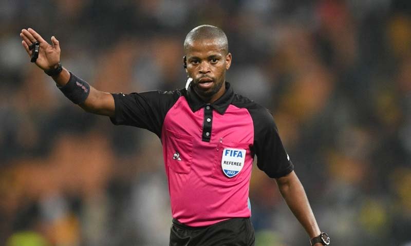 Abongile Tom South Africa referee1 AfricaSoccercom Abongile Tom South Africa referee1 CAF CL South African referee Tom Abongele appointed for Raja Casablanca vs Young Africans clash on February 7 AfricaSoccercom