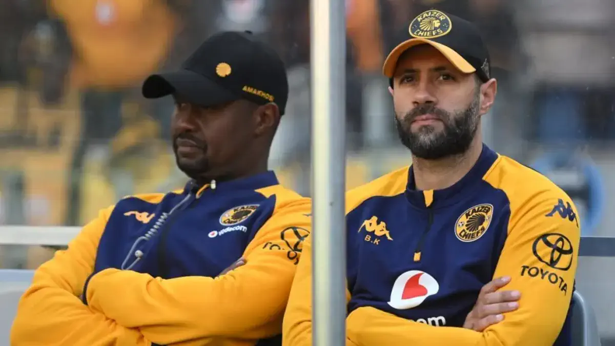  Cedric Kaze and Khalil Ben Youssef   Bobby Motaung refuses to guarantee Cedric Kaze and Khalil Ben Youssef long term future at Kaizer Chiefs   AfricaSoccercom