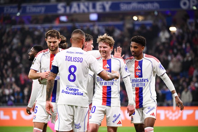 Corentin Tolisso and Noah Nartey power Olympique Lyonnais to win over OGC Nice