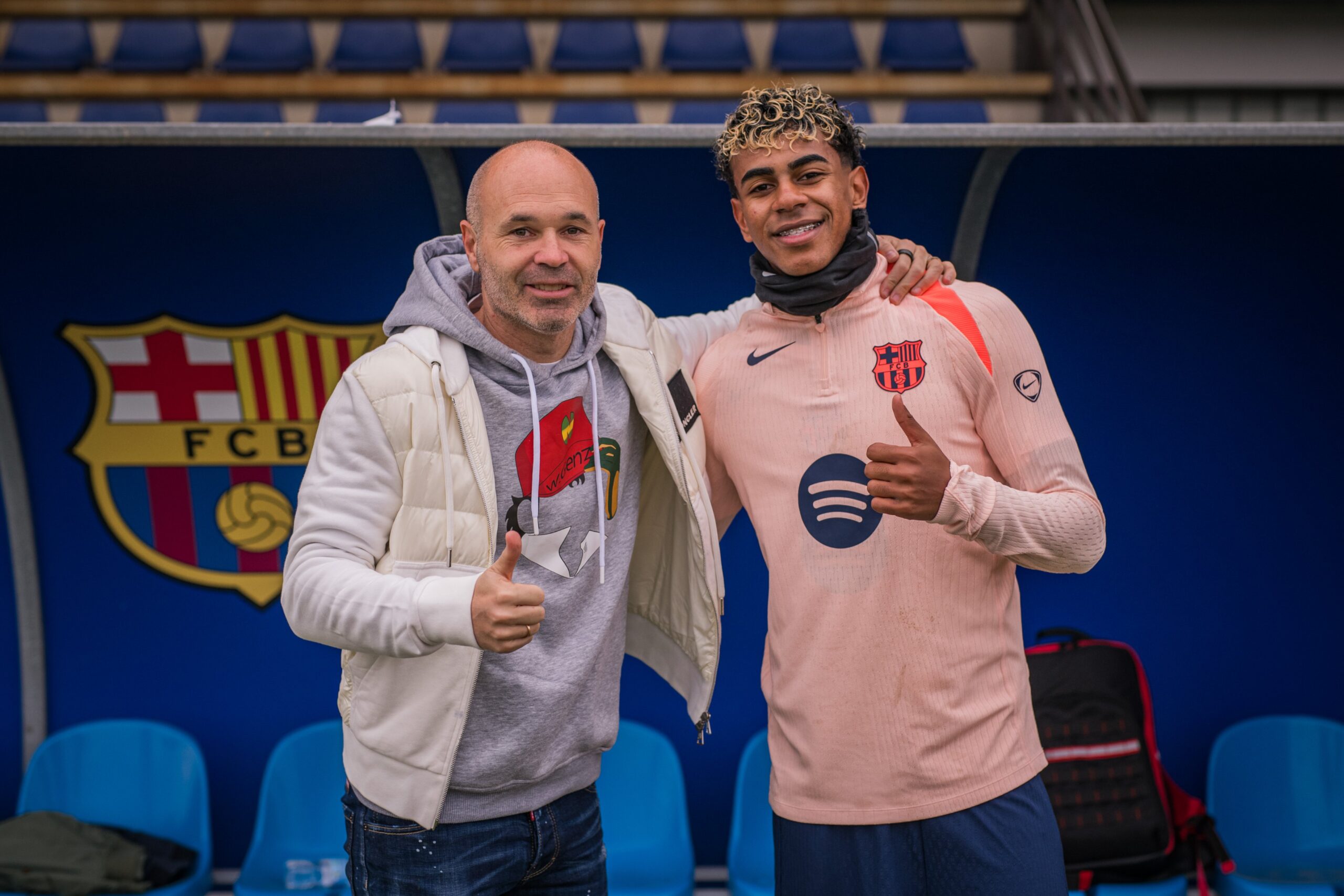 Iniesta urges Lamine Yamal to keep improving as Barcelona return to summit