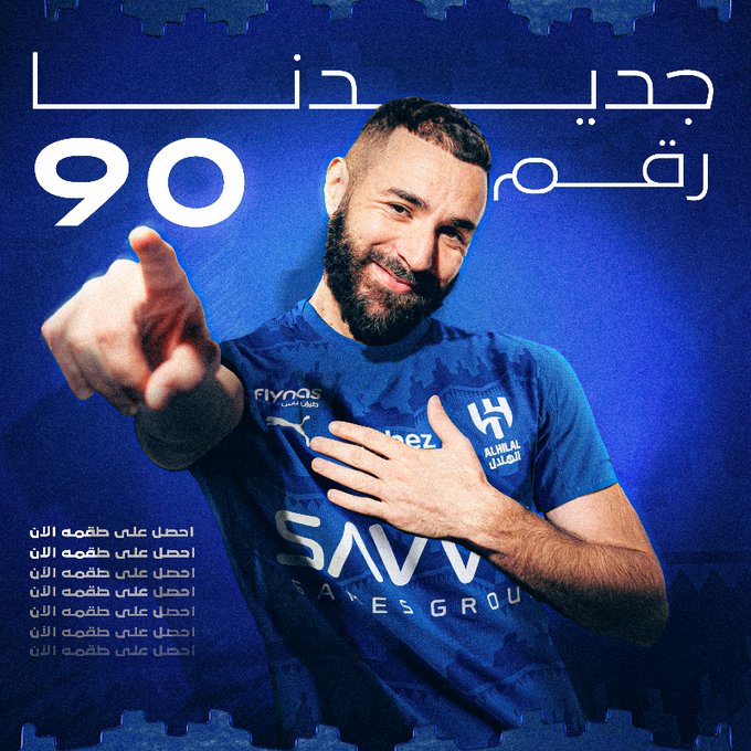 HALuTlfXoAAZHZY 1   Al Hilal pull off shock move to sign Karim Benzema from Al Ittihad   AfricaSoccercom