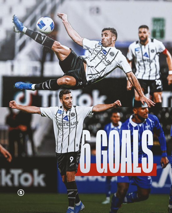  HBYwH7FXQAAdLgm   HISTORIC Morocco striker Abderrazak Hamdallah scores six goals in Al Shababs big win over Al Tadamon   AfricaSoccercom