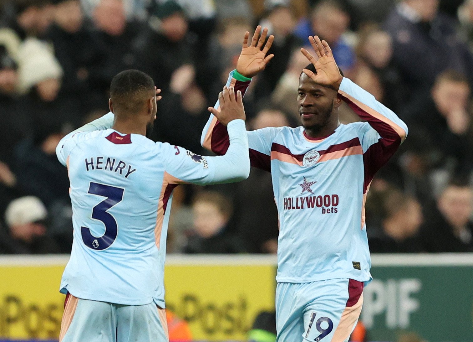 Dango Ouattara   Burkinabe Dango Ouattara delivers decisive late blow as Brentford stun Newcastle in five goal thriller   AfricaSoccercom