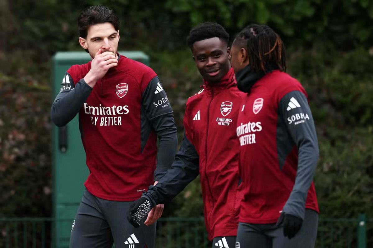  Bukayo Saka   Mikel Arteta hopeful Bukayo Saka boost will fuel Arsenals Brentford test   AfricaSoccercom