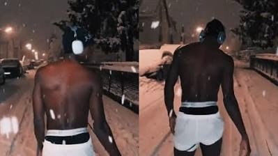 Senegal forward Nicolas Jackson sparks online frenzy with icy Munich walk