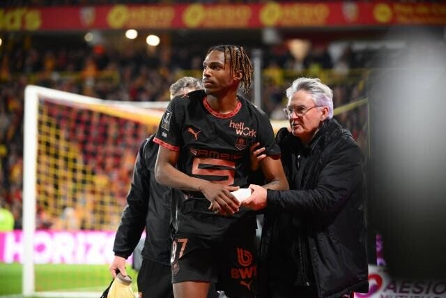  Jeremy Jacquet 1   French Ivorian Jeremy Jacquet set for surgery as Rennes fear season ending setback   AfricaSoccercom