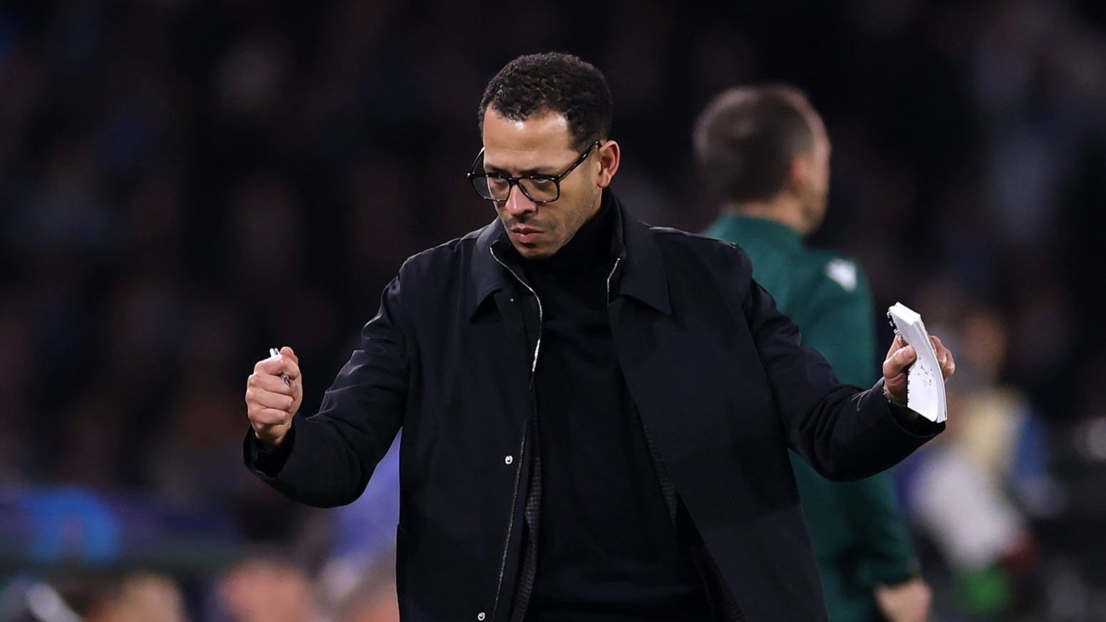  Liam Rosenior 1   VIDEO Chelsea boss Liam Rosenior loses his cool with Arsenal players before Carabao Cup defeat   AfricaSoccercom