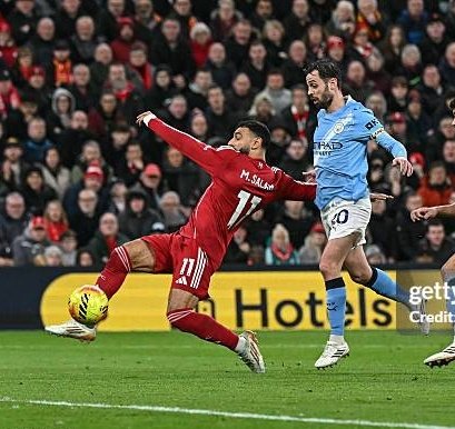  Mohamed Salah pen   Mohamed Salah penalty controversy defended as Gallagher backs referee Pawson   AfricaSoccercom
