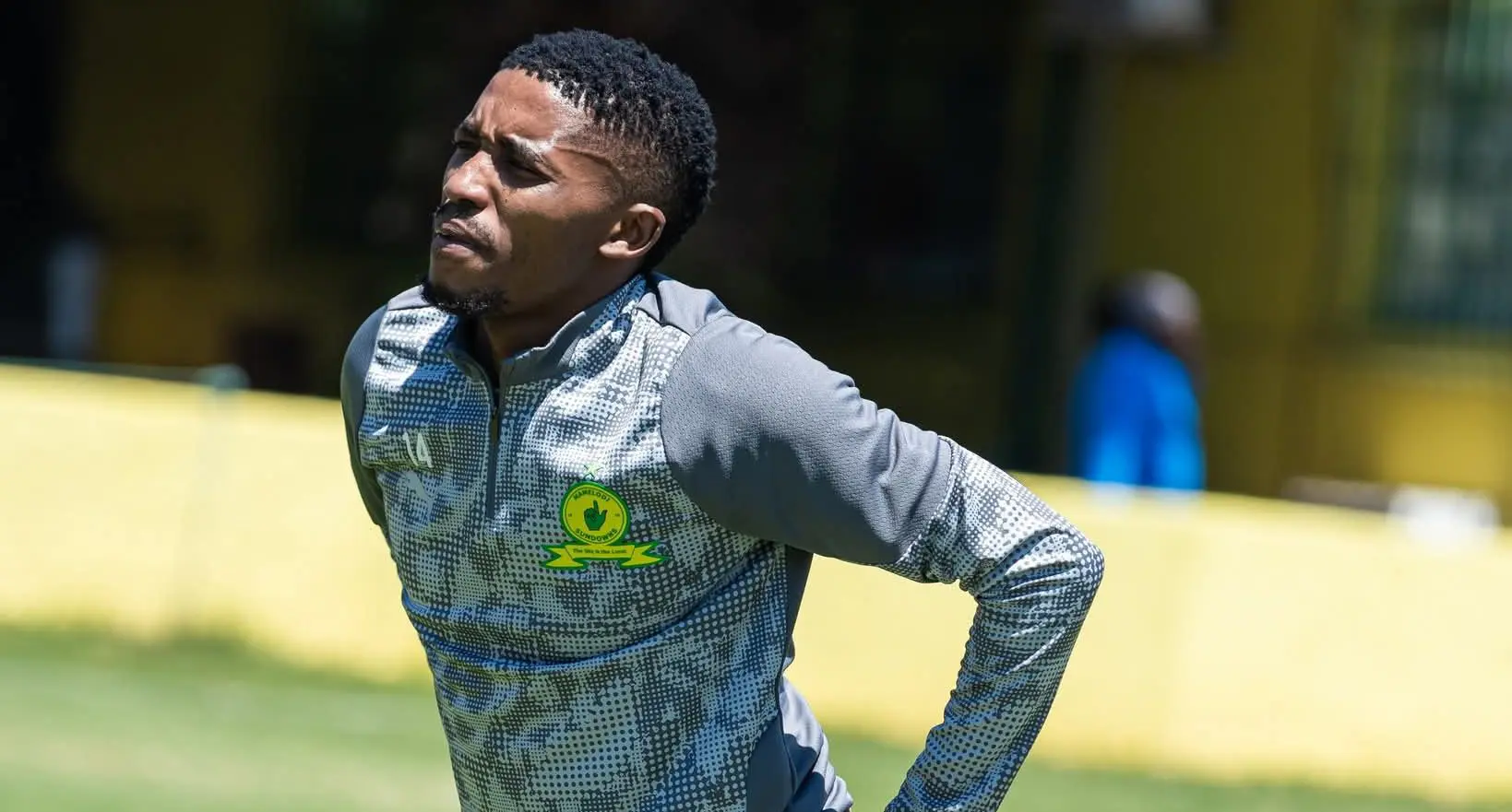  Monnapule Saleng of Mamelodi Sundowns at training   Injury return date for Mamelodi Sundowns new signing Monnapule Saleng prolonged   AfricaSoccercom