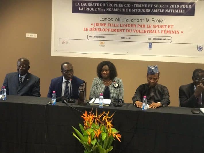  Noameshie 710x533   Togo Nathalie Noameshie is implementing her project for womens leadership through sport   AfricaSoccercom