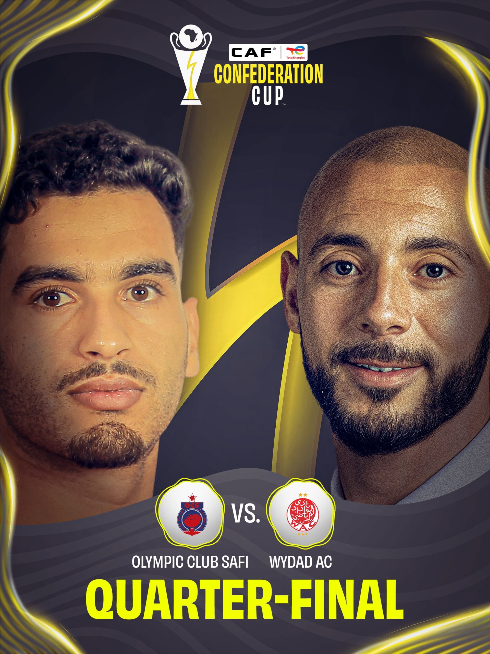 Olympic Safi vs Wydad AC AfricaSoccercom Olympic Safi vs Wydad AC CAF Confederation Cup Olympic Safi set to face Wydad AC in historic quarter final Moroccan derby AfricaSoccercom