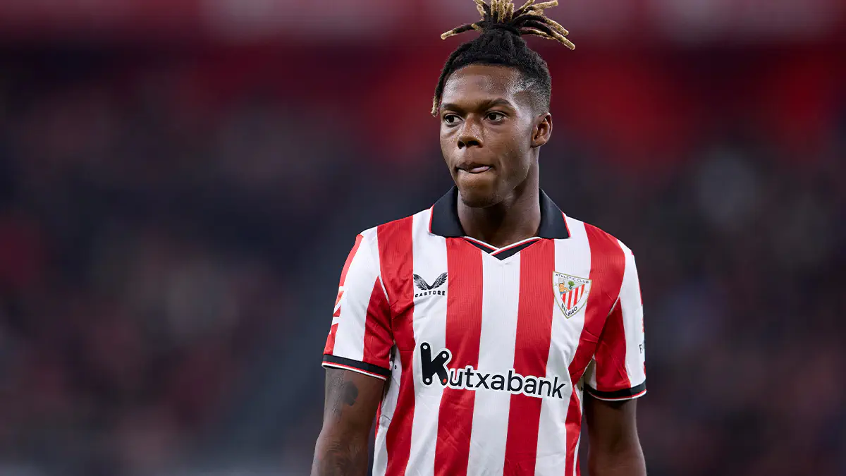 a2a46dbf8efb445afccc0e515fad981c567a34ac497a20f70fe41686fbf49959 1200 675 AfricaSoccercom a2a46dbf8efb445afccc0e515fad981c567a34ac497a20f70fe41686fbf49959 1200 675 Spanish Ghanaian winger Nico Williams regrets Athletic Bilbao stay AfricaSoccercom