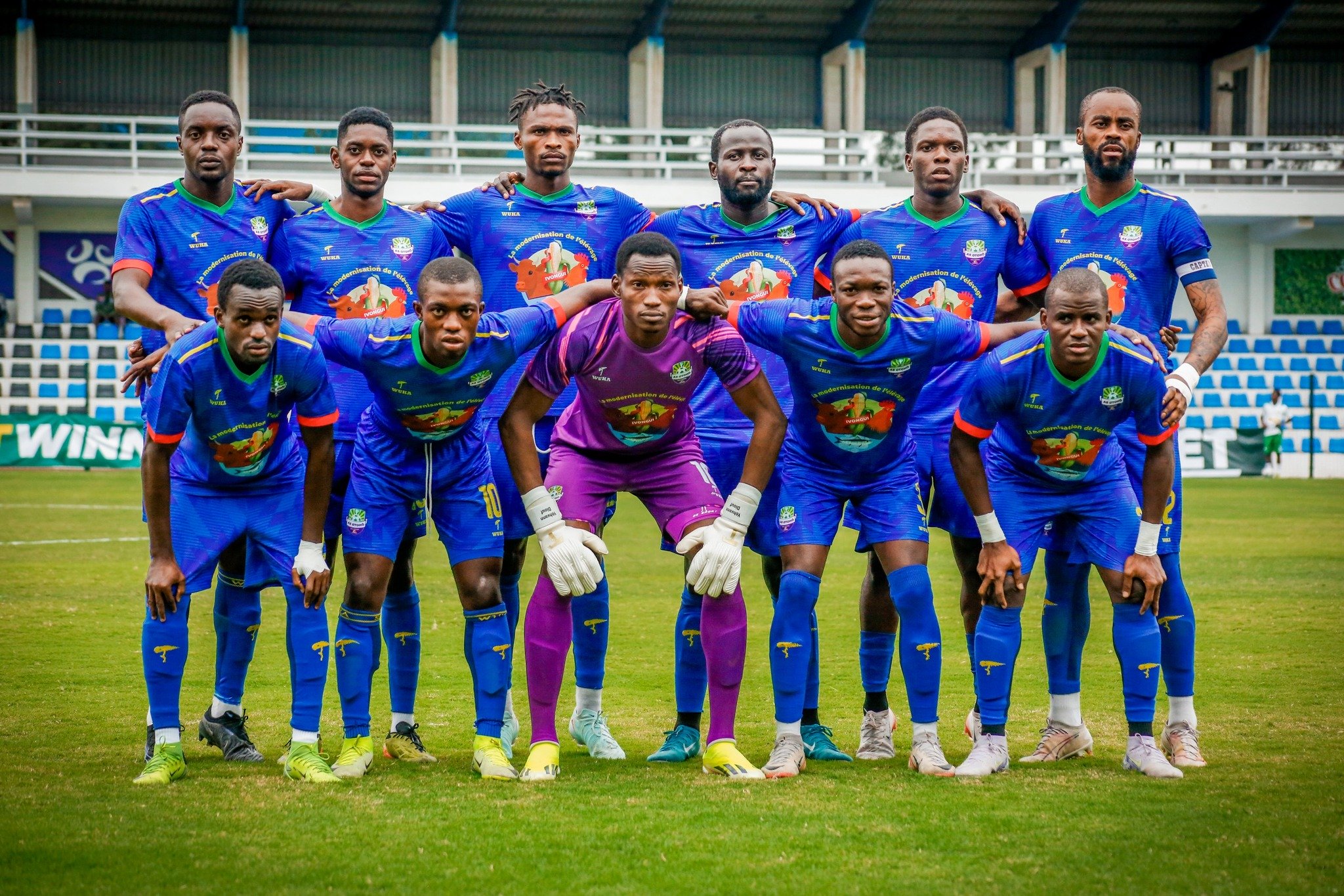  as otoho pre match photo v ferroviario maputo cafcc   CAF Confederation Cup South African outfit Stellenbosch suffer heavy defeat to AS Otoho   AfricaSoccercom