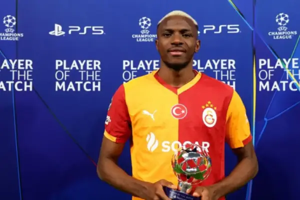 Nigeria star Victor Osimhen becomes Galatasaray’s all-time top foreign scorer in Champions league