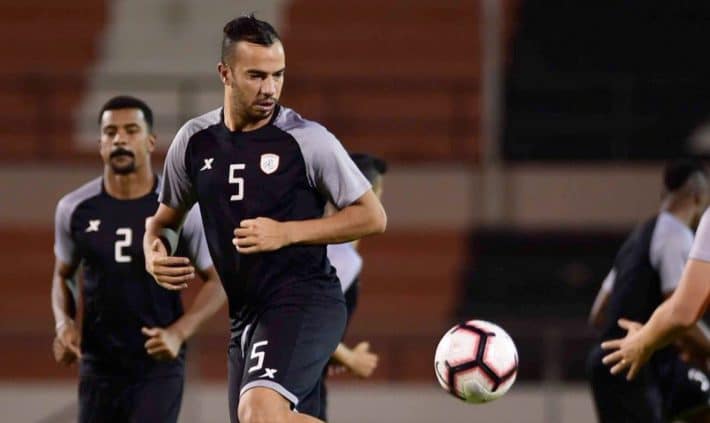  benlamri al shabab entrainement 710x423   Djamel Benlamri Is the divorce between the Algerian and Al Shabab final   AfricaSoccercom