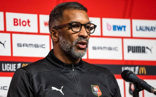  Presentation New Rennes head coach 31012025   Senegalese coach Habib Beye faces pressure amid Rennes losing streak   AfricaSoccercom