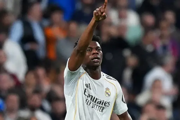 Franco-Cameroonian midfielder Aurélien Tchouaméni nets debut Champions League goal as Real Madrid edge Benfica