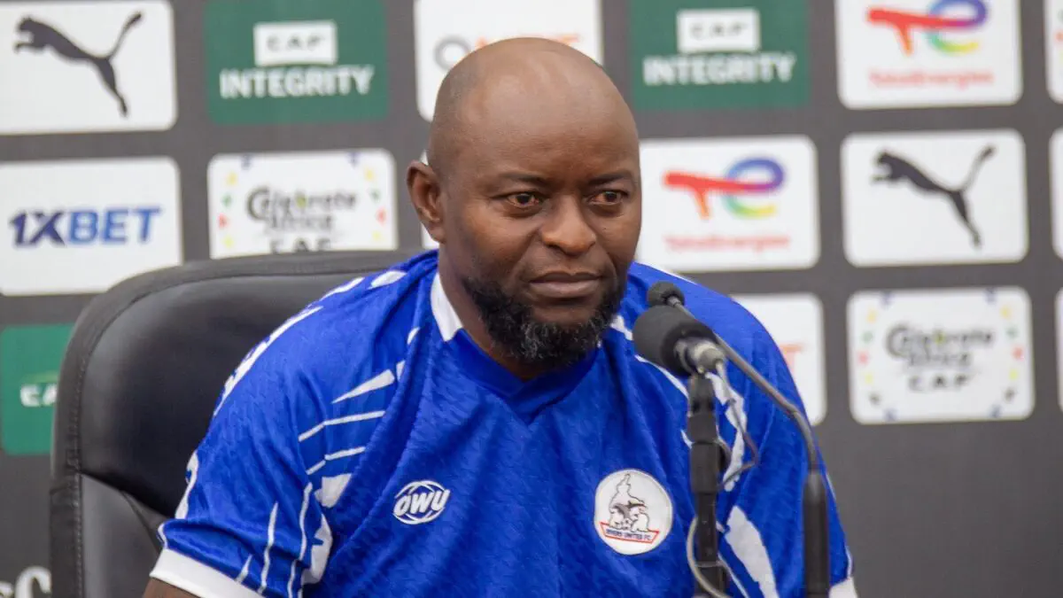  d3e0d027b71825962a2c2ee99741ea8601cd4355ea195f8b4727da5f009d1ffa 1200 675   CAF Champions League Rivers United coach Finidi George acknowledges Pyramids FC Superiority after heavy defeat   AfricaSoccercom