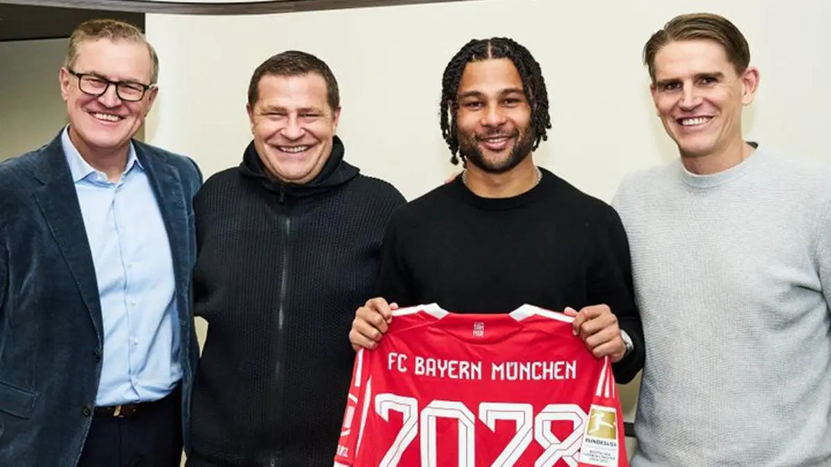  e67dae97d339f32510b7fd2bea9bdd927ce3ee78ba24fae4407a3d650f43acf6 1200 675   German Ivorian winger Serge Gnabry pens new deal at Bayern Munich   AfricaSoccercom