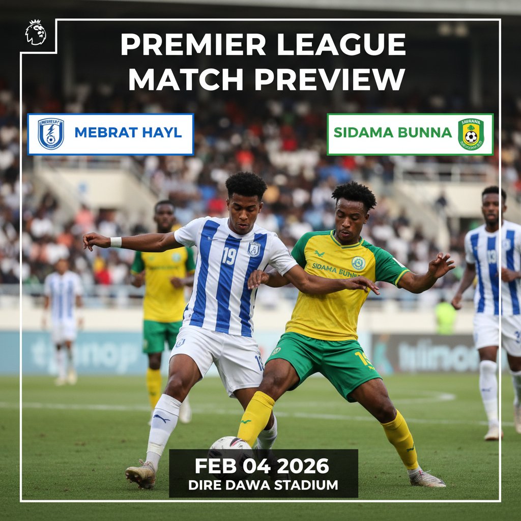 eng 1482288 preview   Mebrat Hayl vs Sidama Bunna Preview  Team News Line ups Prediction and Tips | February 04 1200 GMT   AfricaSoccercom