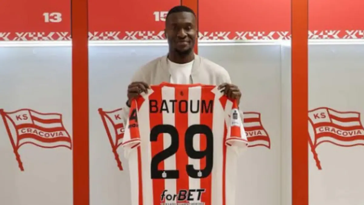  fcdb20c8cfcecf80012fa34c3e88f9895ae7fb4e1befbc7b196e8ede5c6ab66f 1200 675   Polish top flight side KS Cracovia secure signing of Cameroonian forward Jean Florent Batoum   AfricaSoccercom