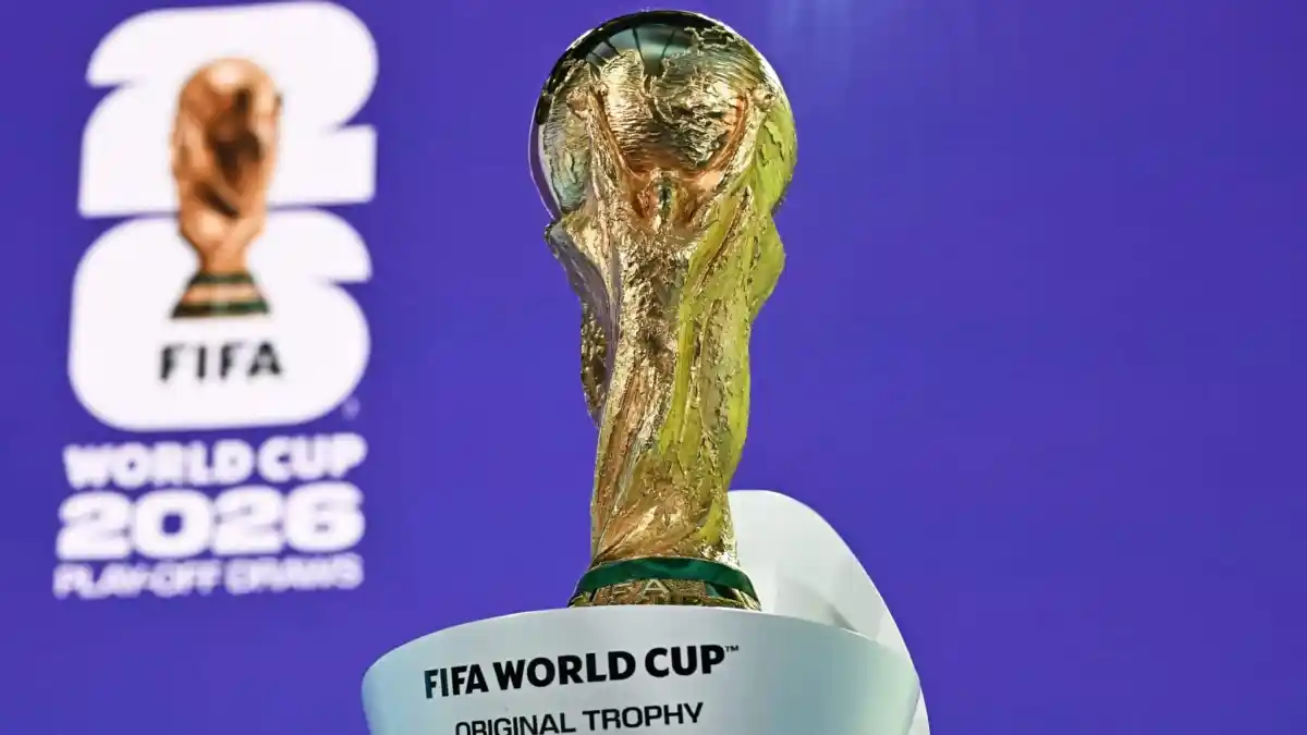 World Cup trophy visits Algerian presidency on global tour World Cup trophy visits Algerian presidency on global tour   World Cup trophy visits Algerian presidency on global tour   AfricaSoccercom