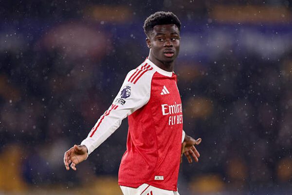 'Your demeanour needs to be more up' - Hoddle criticizes Bukayo Saka as Arsenal drop points against Wolves