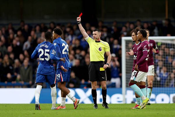 Wesley Fofana sees red against Burnley as Chelsea’s discipline woes grow